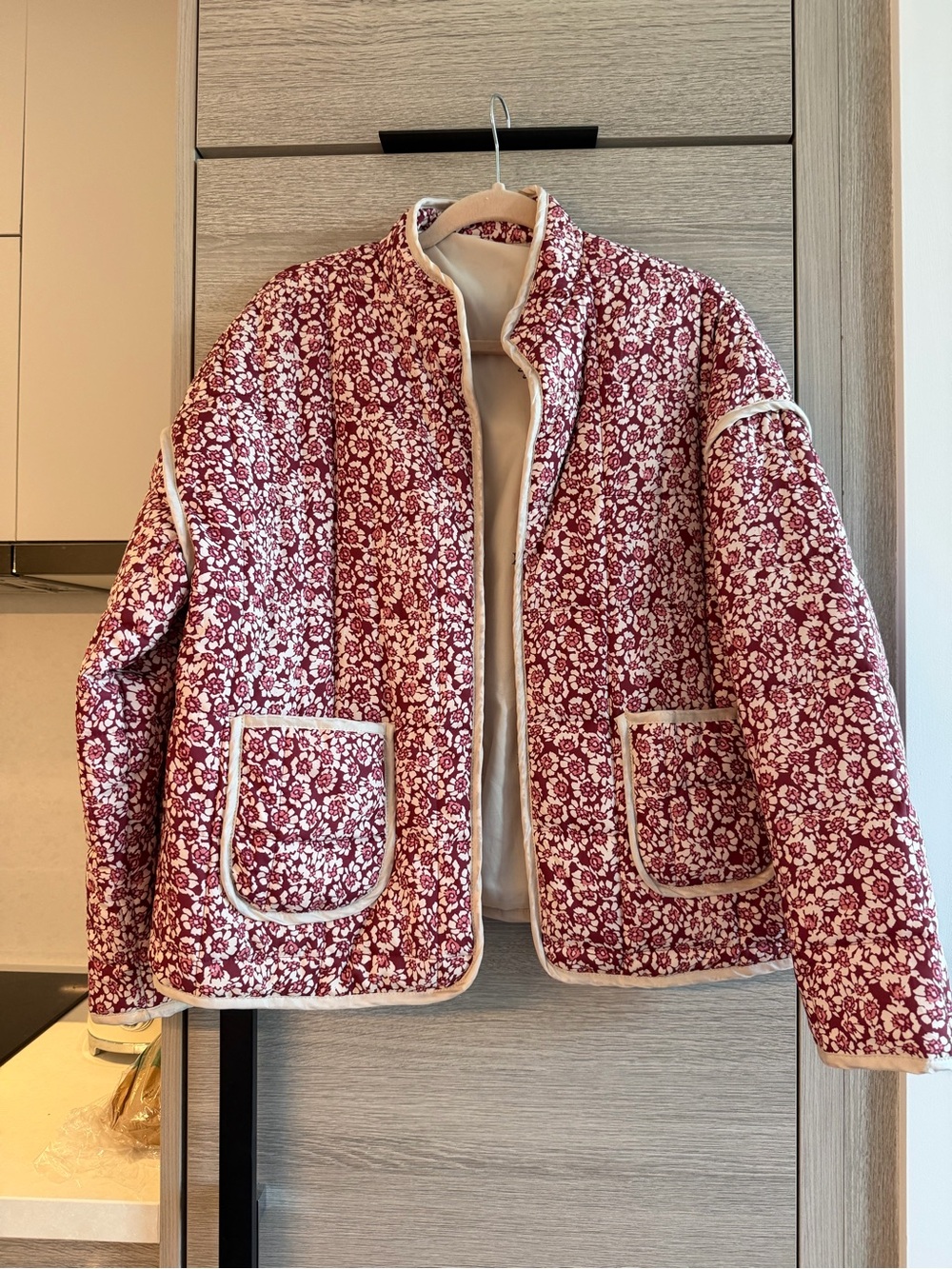 Floral quilted jacket